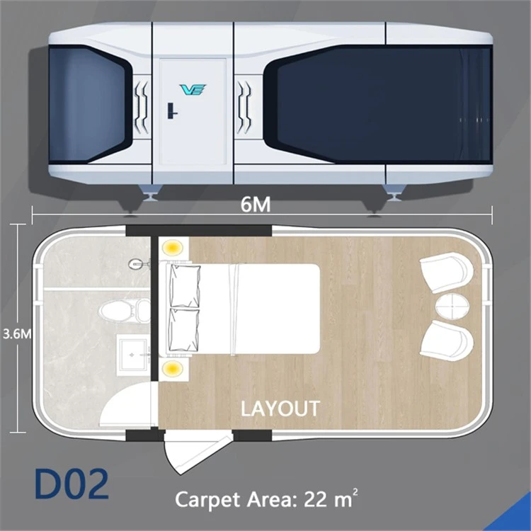 luxury waterproof modular capsule glamping small house 4 luxury waterproof modular capsule glamping small house 4