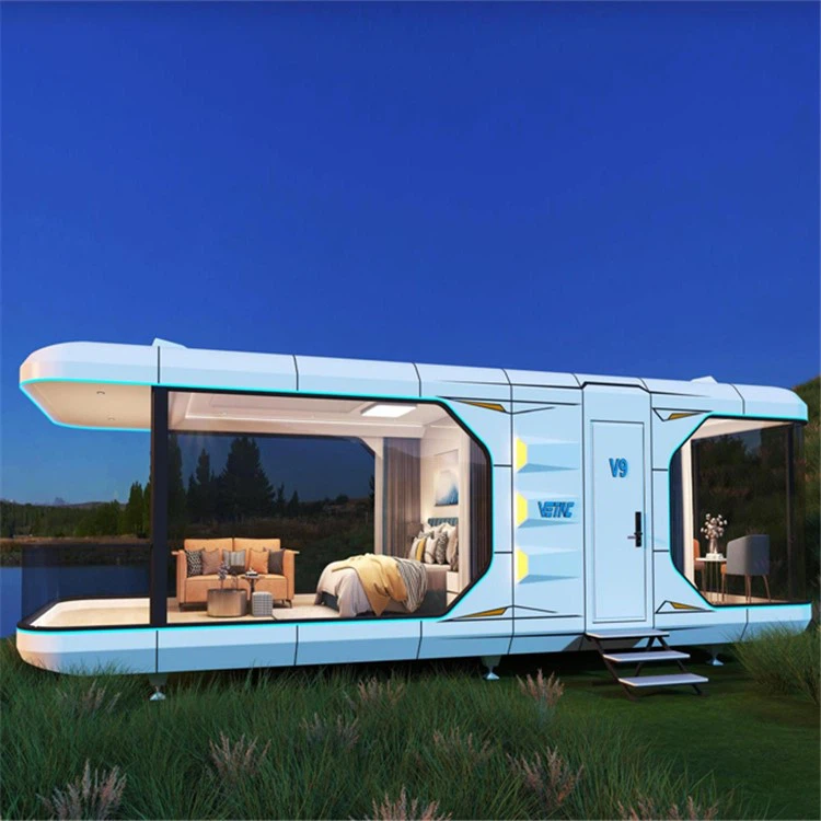 prefab mobile space capsule house homes 3