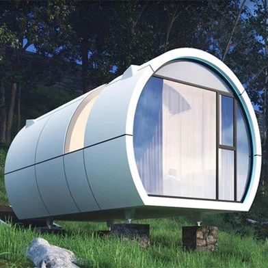 Quả trứng nhỏ 20ft Apple Cabin Capsule House Airship Pod